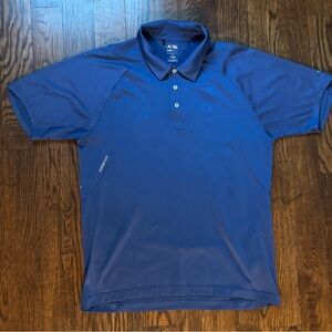 Adidas Golf ClimaCool Formotion Polo Shirt Men’s Medium Blue Performance